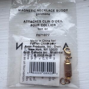 Avon Gold Magnetic Necklace Buddy